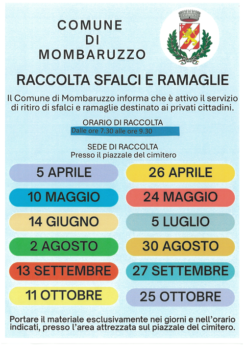 Raccolta sfalci e ramaglie